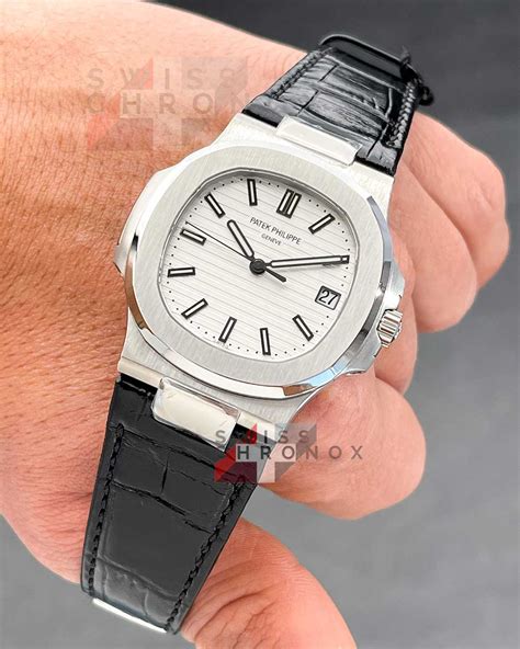 patek philippe nautilus 5711 leather strap|Patek Philippe Nautilus 5711 price.